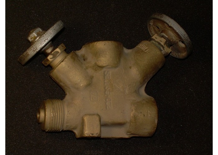 Вентиль  521-35 Ду6 (клапан)  запорный бронзовый морской для манометра